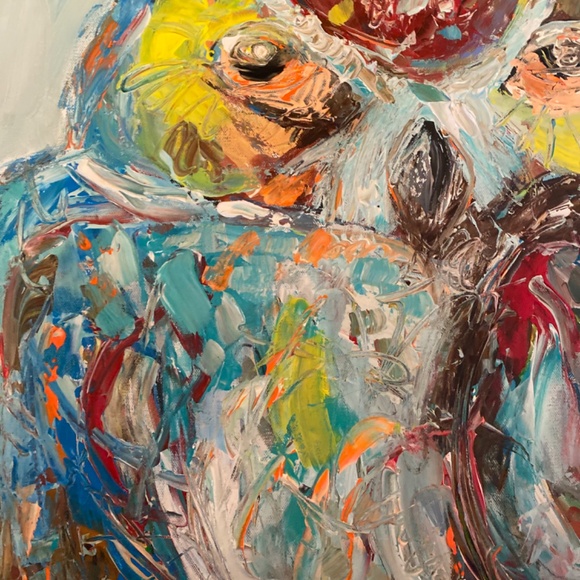 Original painting on canvas by  DorotaKormienkoArt 24x24x1inch - Picture 7 of 8